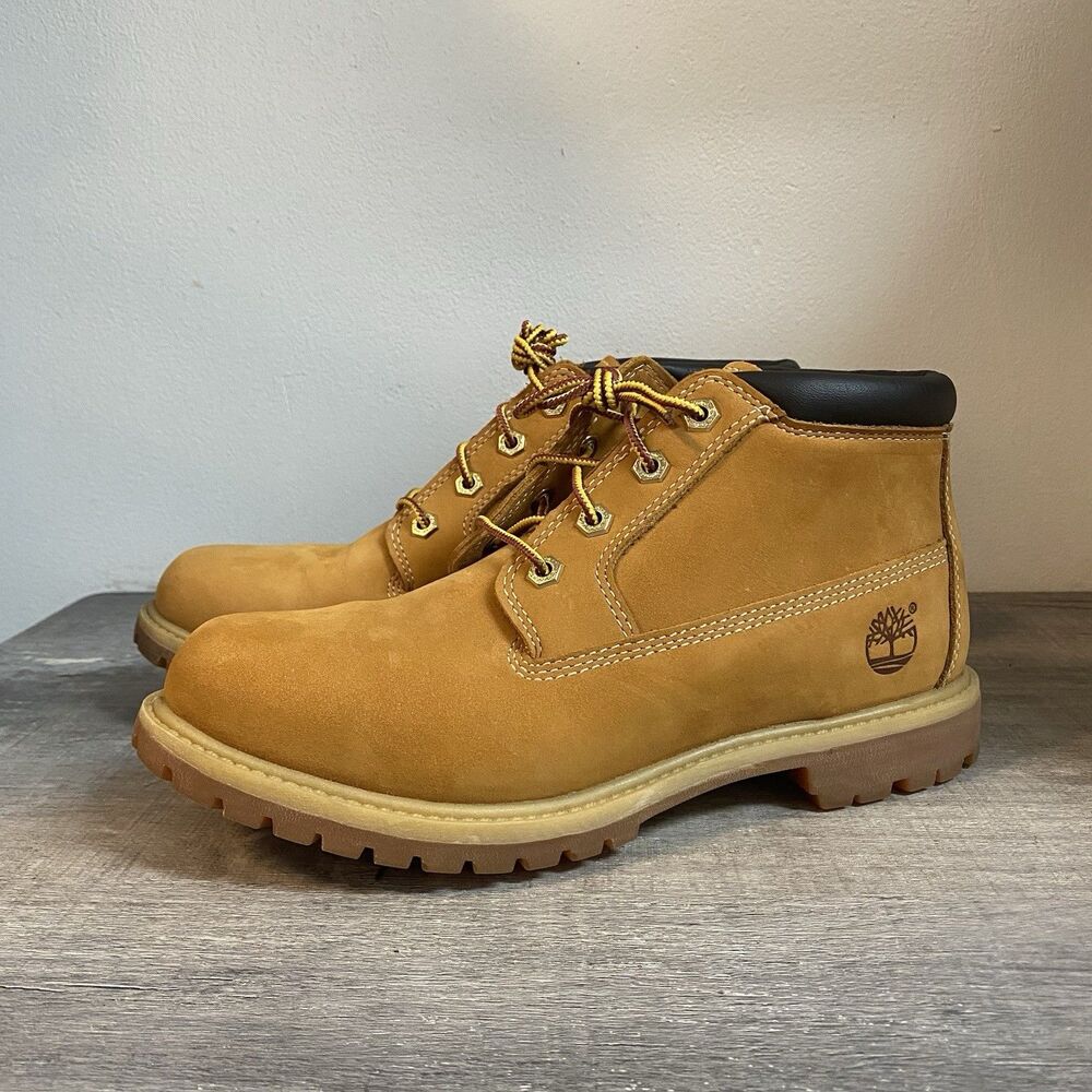 Timberland Women's Sz 9 M Nellie Waterproof Chukka Boots - Wheat Nubuck (23399)